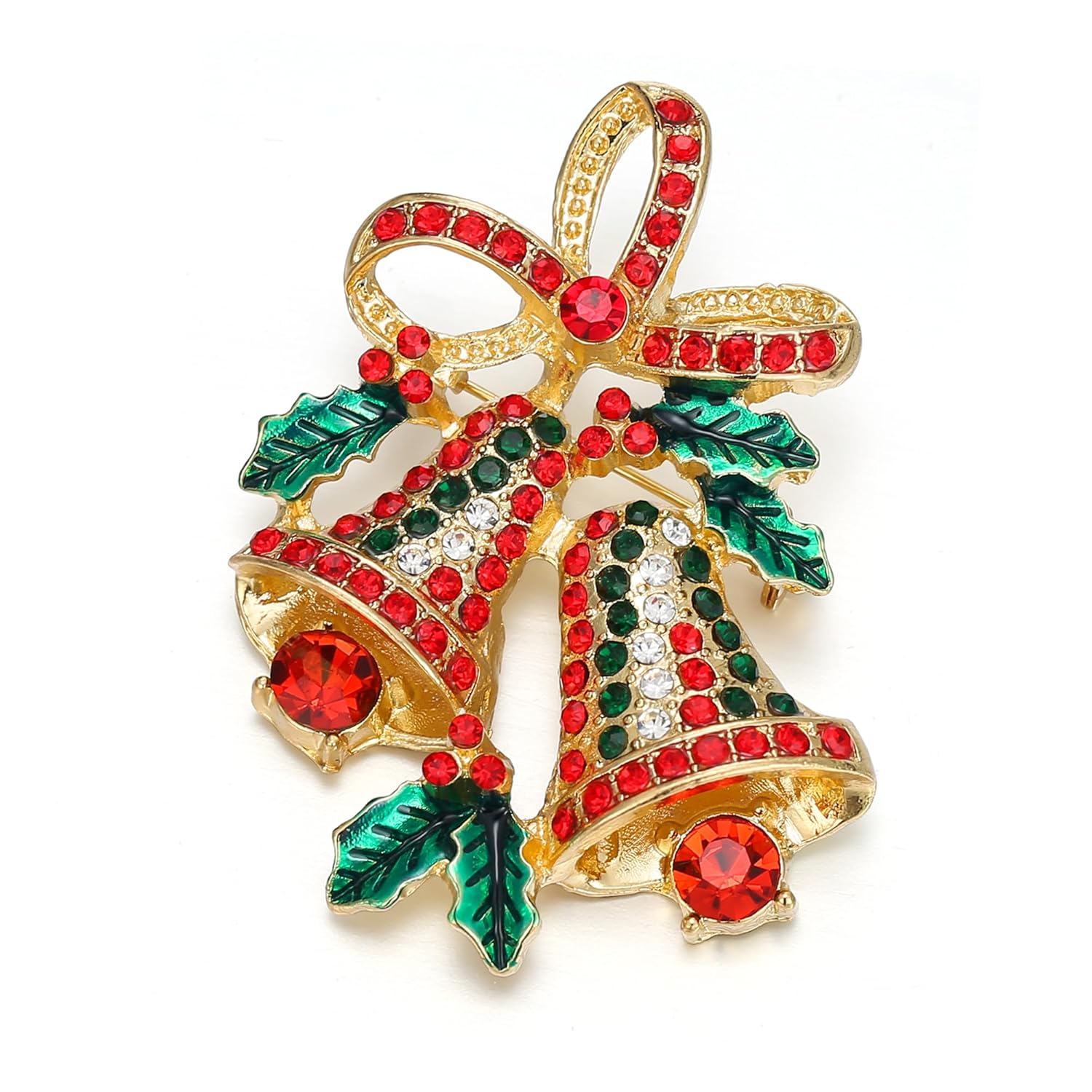 BriLove Christmas Brooch Pin for Women Shiny Rhinestone Cute Candy Crutch Santa Claus Jingle Bell Brooches Xmas Festival Decor Holiday Party Jewelry Gift BriLove Christmas Brooch Pin for Women Shiny Rhinestone Cute Candy Crutch Santa Claus Jingle Bell Brooches Xmas Festival Decor Holiday Party Jewelry Gift