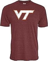 Vista 40 de Blue 84 NCAA - Camiseta de triple mezcla con licencia oficial de la NCAA para hombre, color del equipo icono vintage