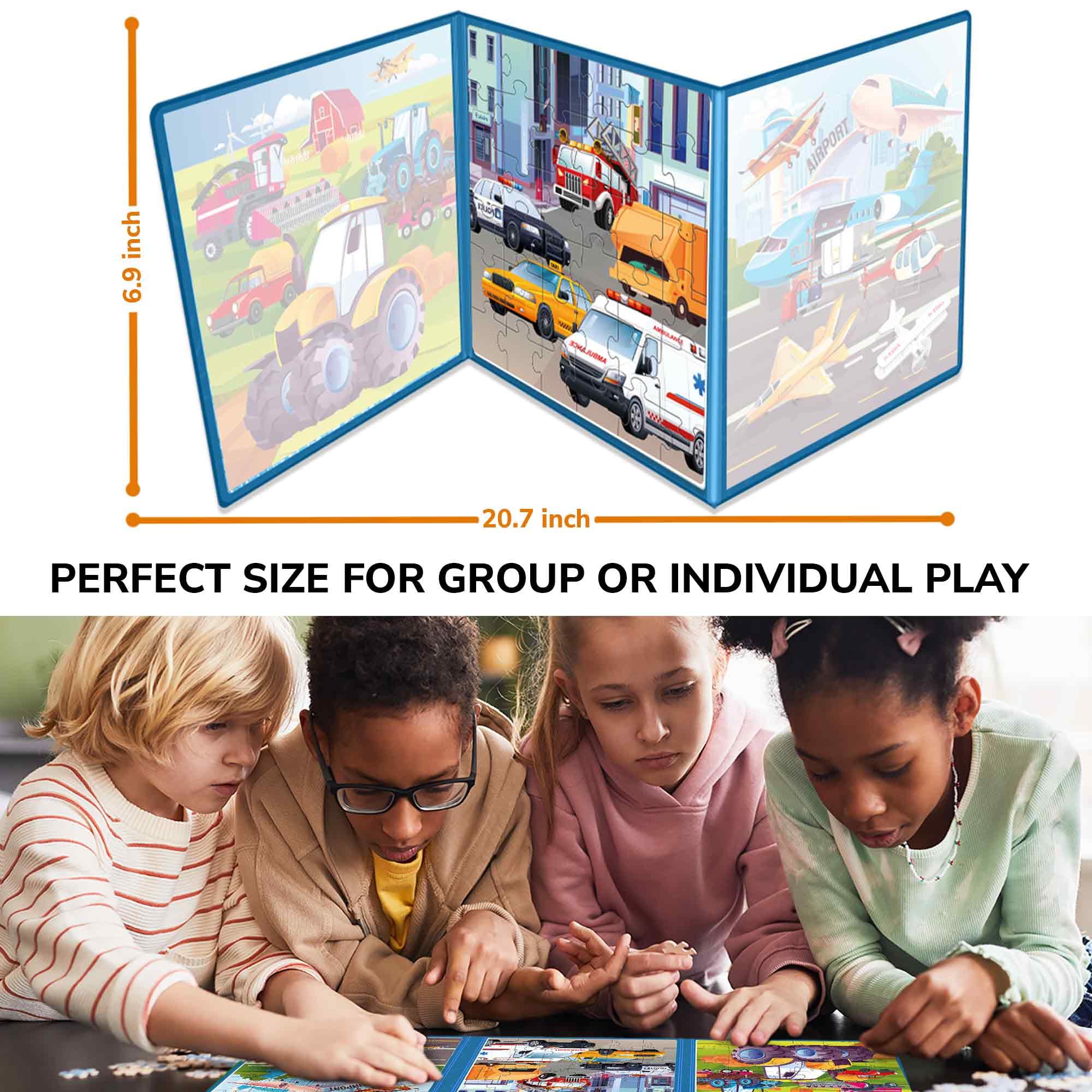 QUOKKA Magnetic Puzzles for 2 3 Year Olds, Travel Toys for Toddlers on Plane Car Ride - Image 3