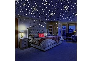 Glow In The Dark Stars Decals For Universe Bedroom Decoration
