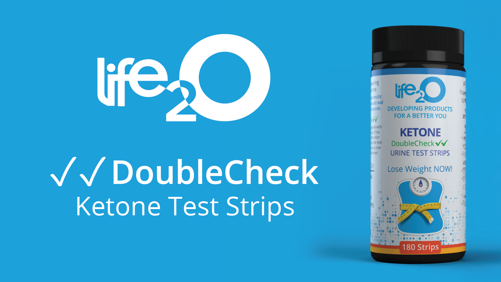 Amazon.com: life2O DoubleCheck Ketone Test Strips 180ct, 50x More
