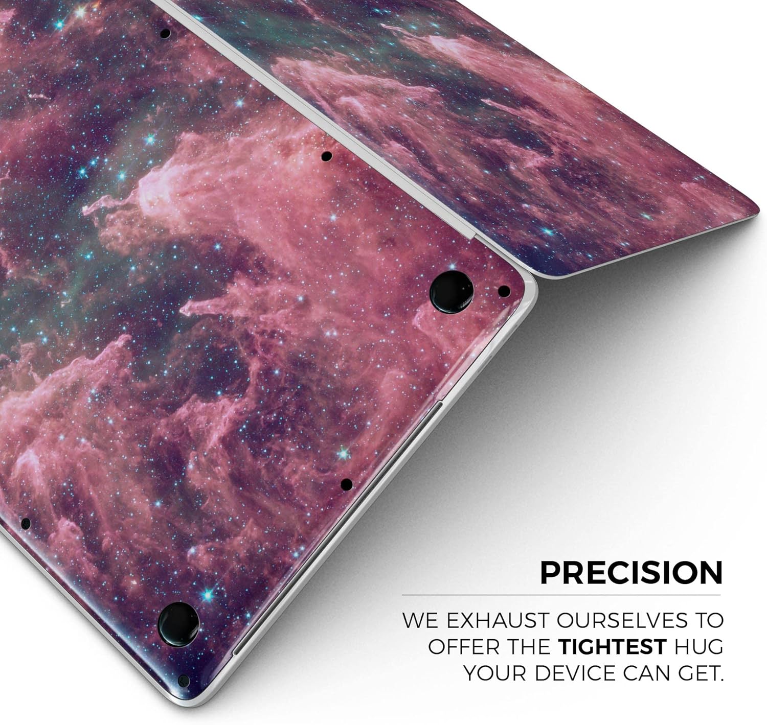 DesignSkinz - Crimson Nebula - Full-Body Wrap Protective Decal Skin Kit Compatible with MacBook 14" Pro M1 (A2442)