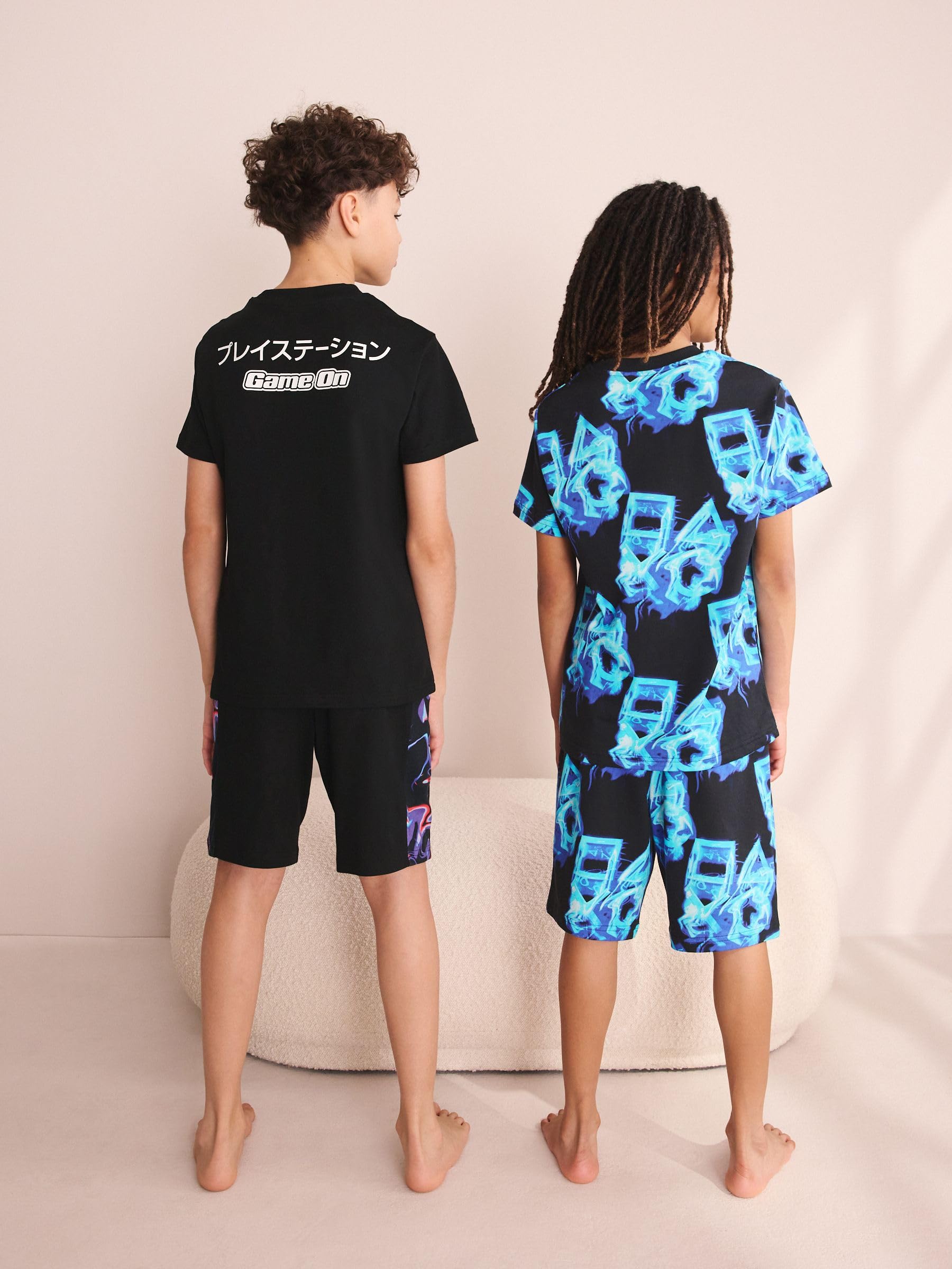 NEXT Jungen Kurzer Schlafanzug, PlayStation, 2er-Pack