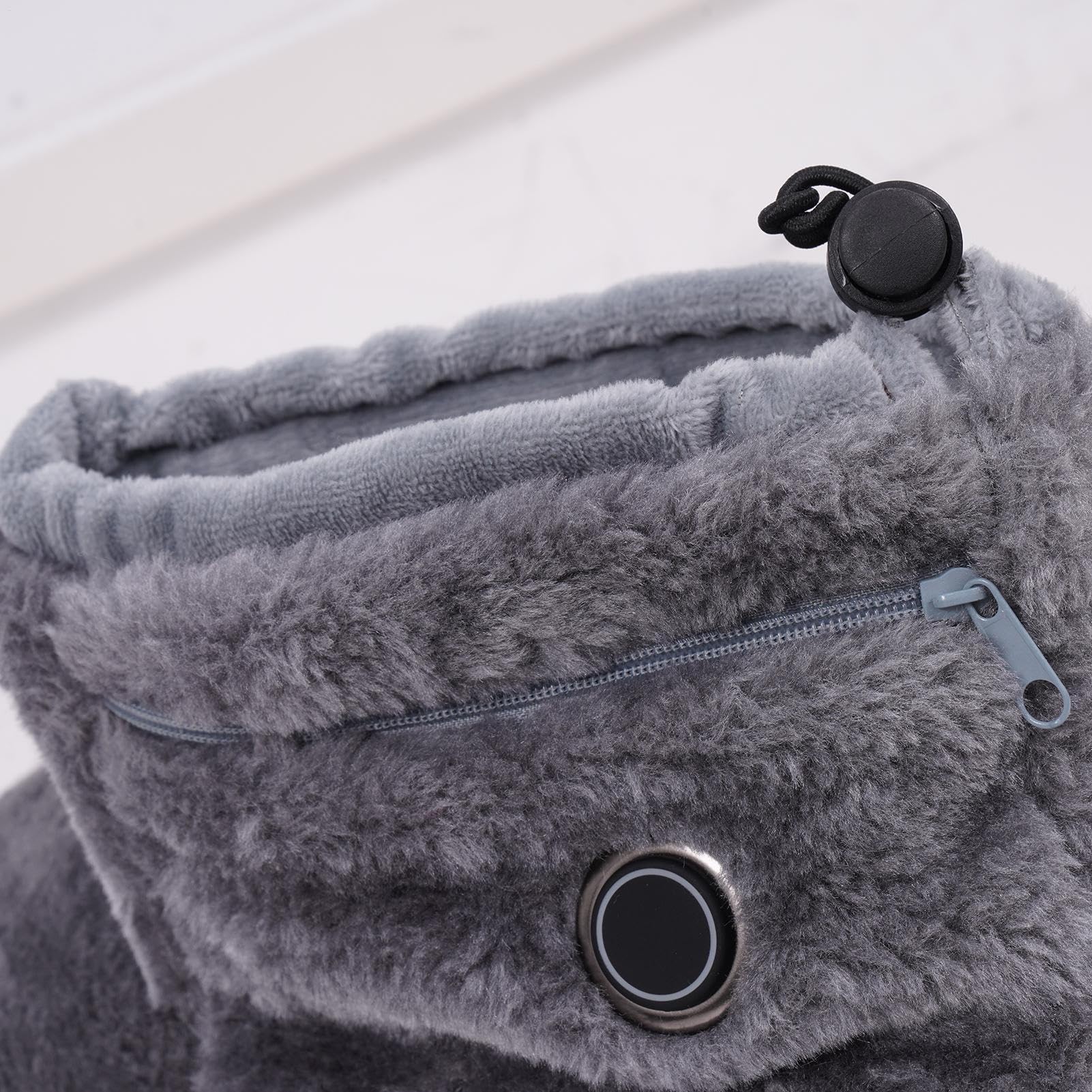 Beheizte Winterstiefel – Verstellbare Fünftemperatur-Stiefel, elektrischer Fußwärmer für Erwachsene | Komfort bei kaltem Wetter, Indoor Lounging, Fernsehen, Lesen Entspannung, Home Chatten, Büro