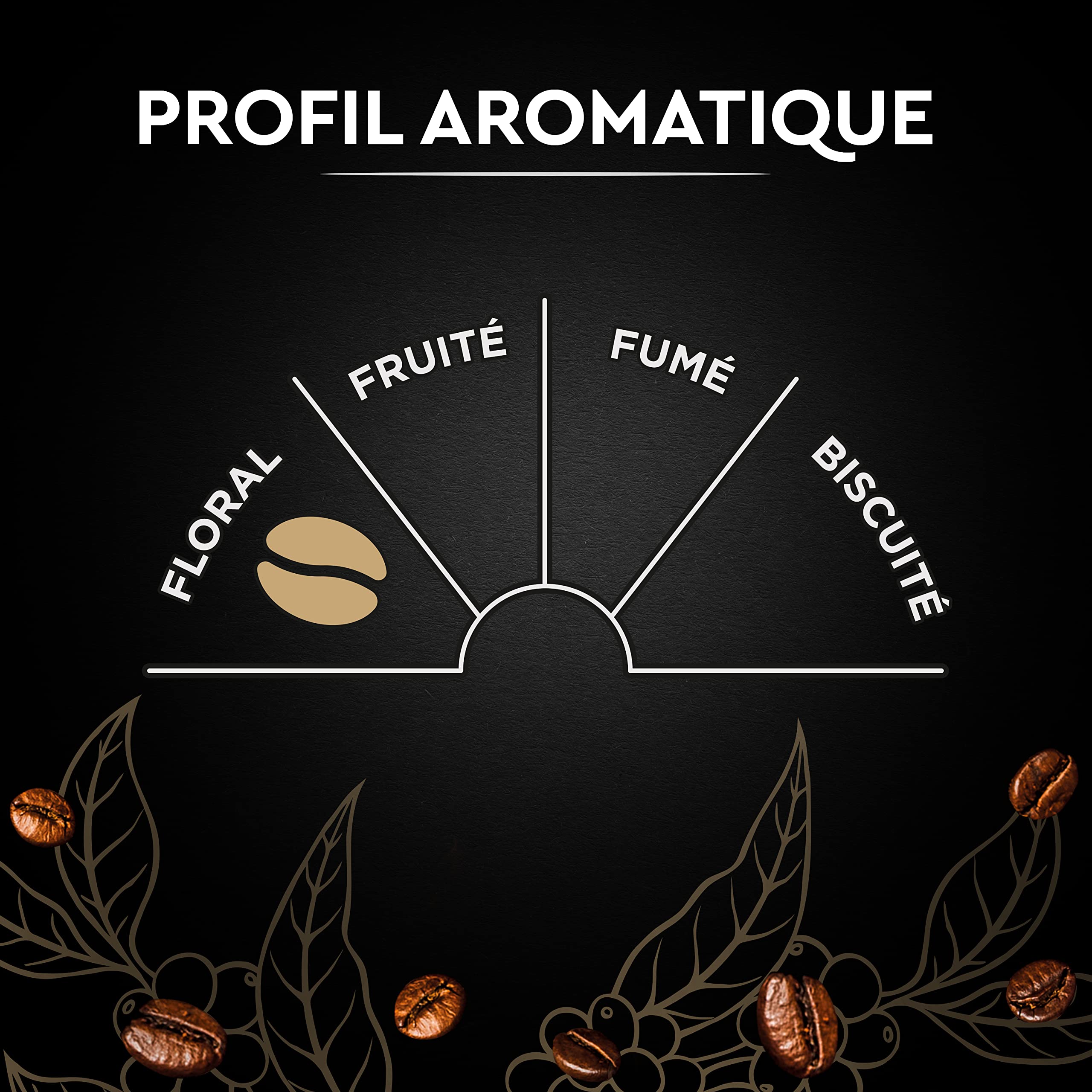 Carte Noire Café en Grains Classique, Pur Arabica, Certifié Rainforest Alliance, 2 Paquets de 1 kg