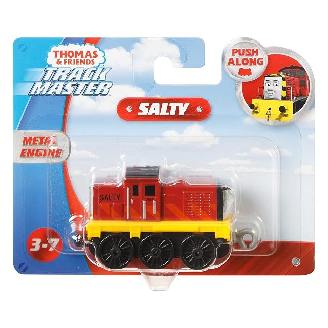 Foto 5 de 5 de Thomas & Friends GDJ49 Trackmaster Salty Push Along Engine, multicolor, color/modelo surtido