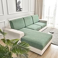 Vista 17 de Funda de cojín elástica para asiento de sofá, funda de cojín ajustable para sofá, protector de muebles, fundas de cojín modulares de lujo para sofá