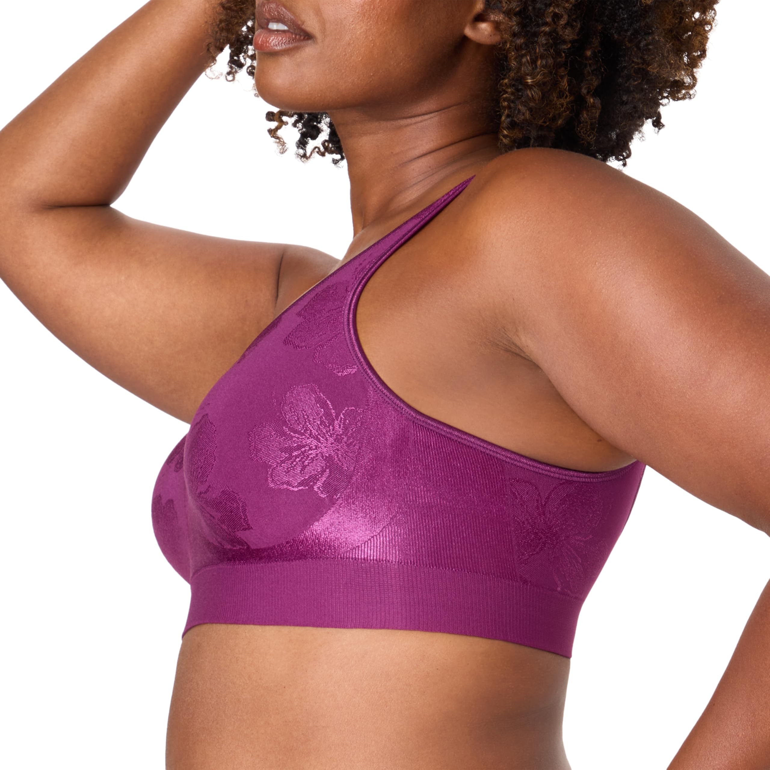 Bali Brasier sin aros para mujer, Comfort Revolution para mujer, forma específica, sin costuras, cobertura completa
