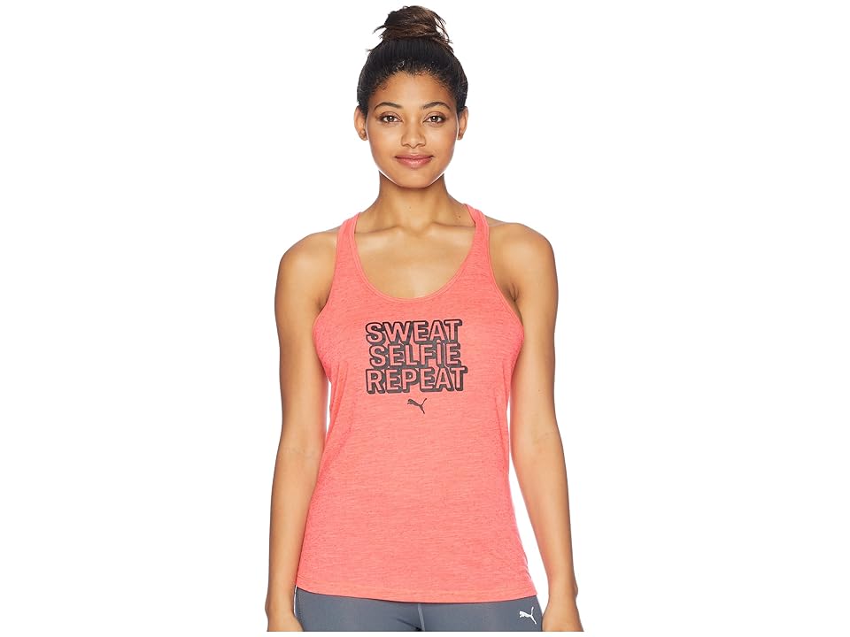 

PUMA Essential Dri-Release Tank Top (Bright Plasma Heather) Women's Sleeveless
