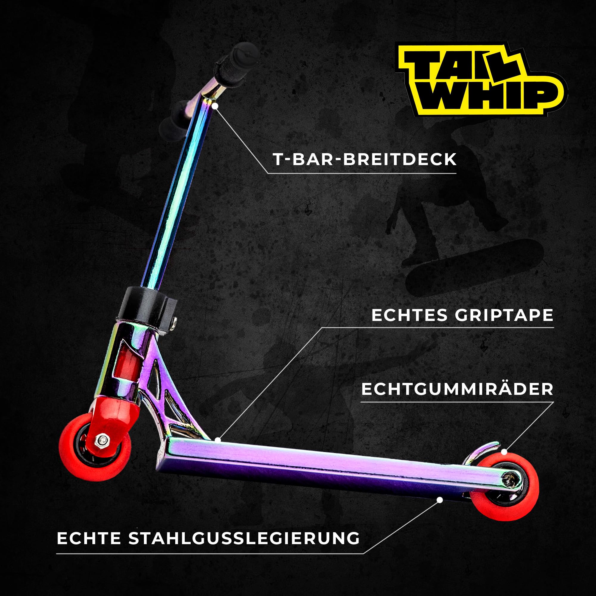 4 stuks vingerstep, scooter voor de vingers, mini step speelgoed