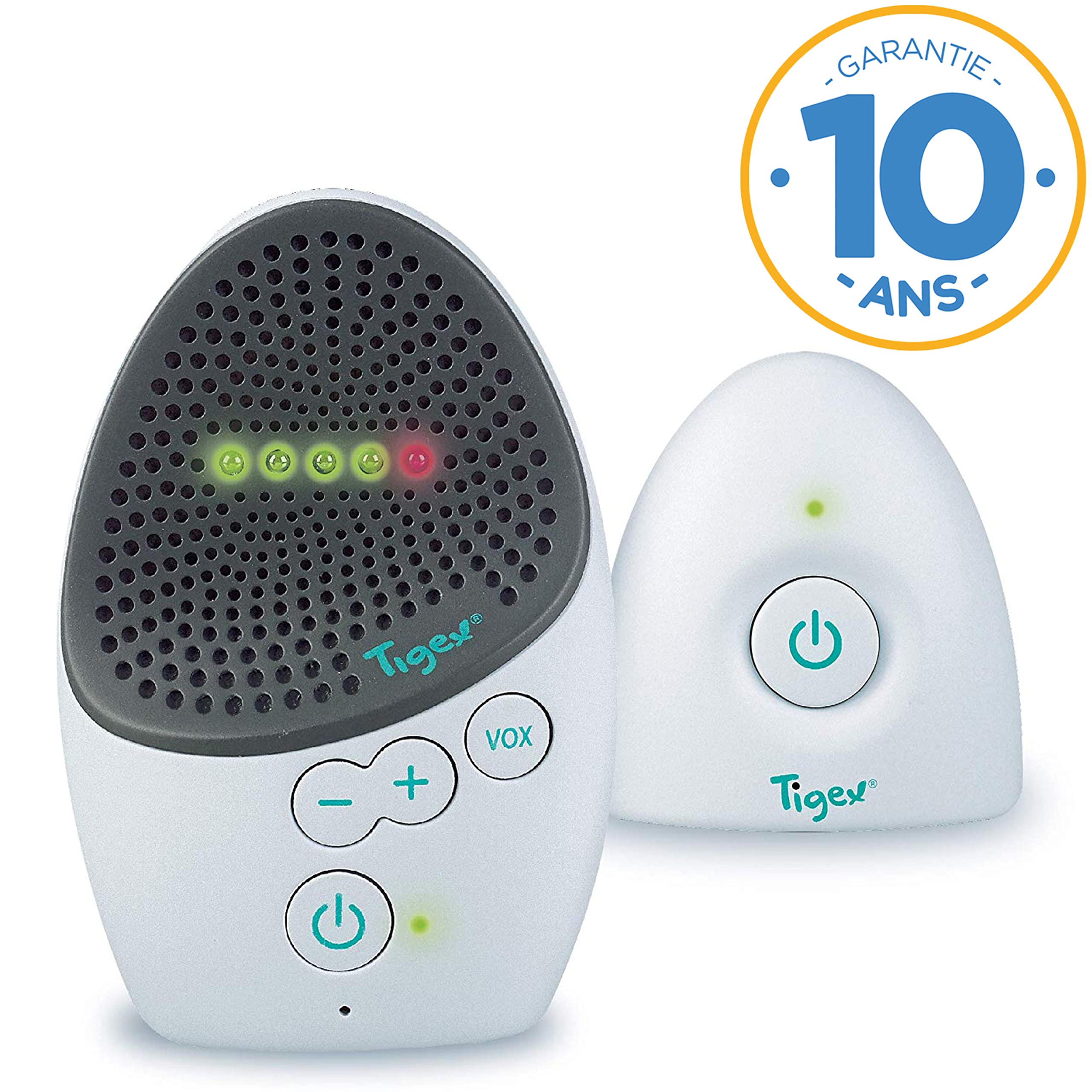 Tigex Babyphone Easy Protect, Écoute-bébé Rechargeable avec mode Eco
