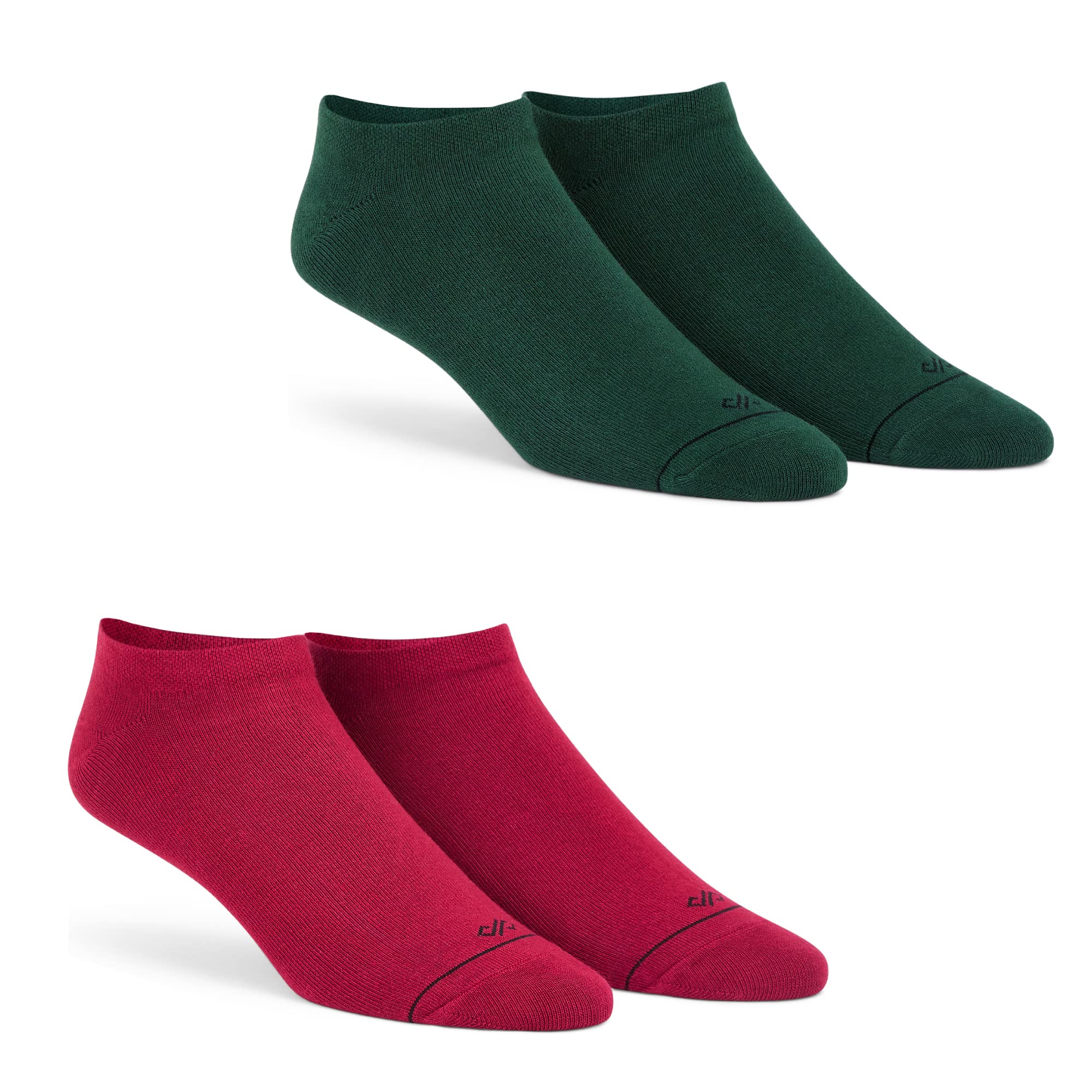 Men's and Women's Combed Cotton Ankle Length Socks (Pack of 2) (Multicolour, Free Size)-image-13
