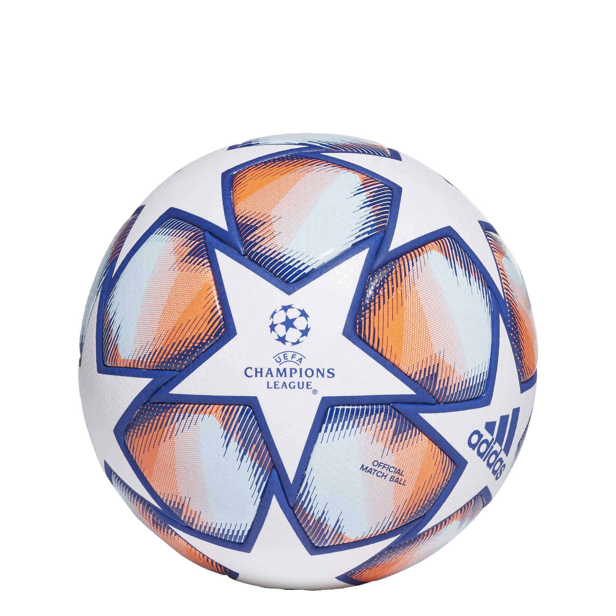 adidas UCL Finale 20 Pro Ball - White-Blue-Coral 5