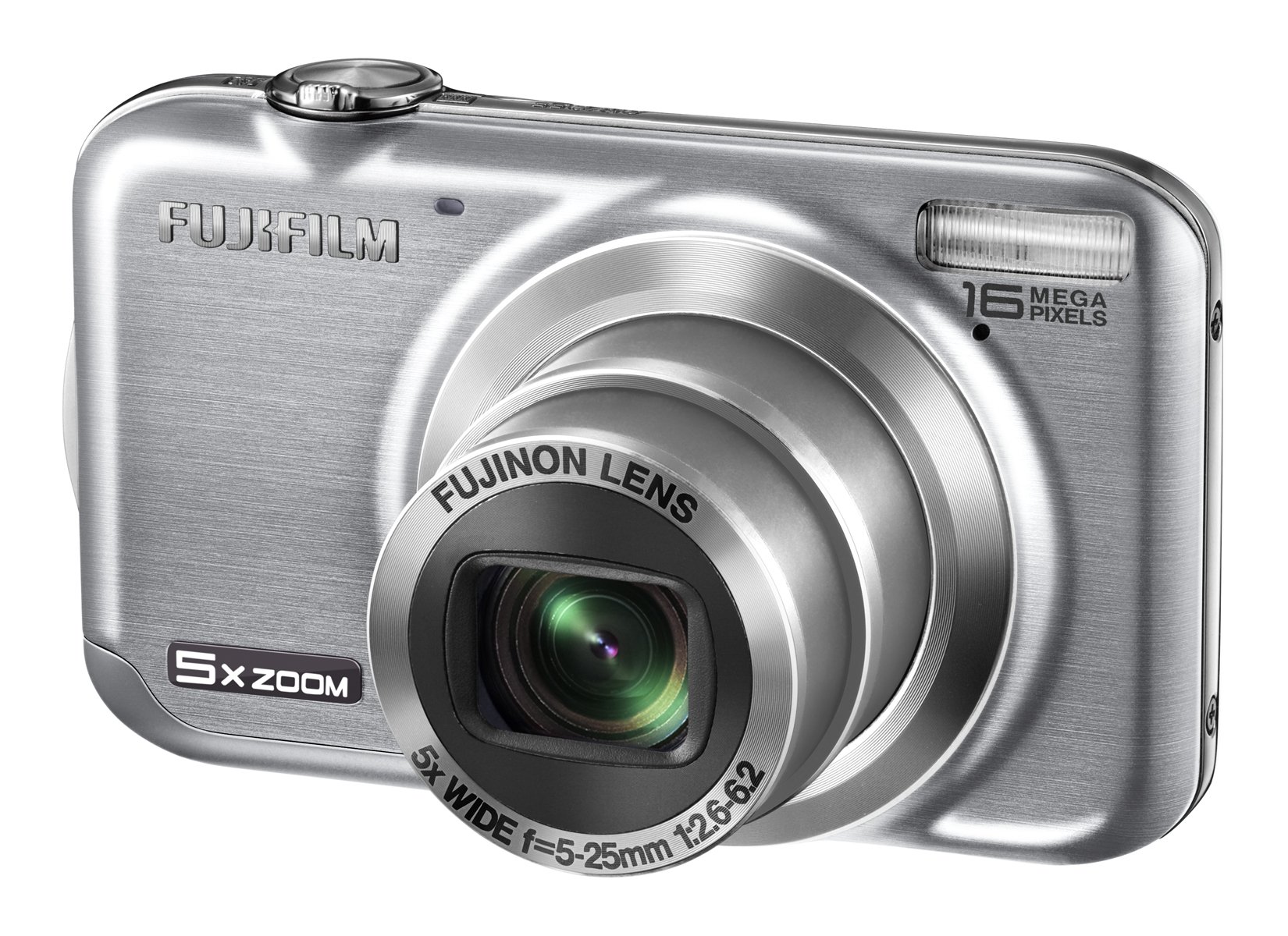 Fujifilm FinePix JX350 Digital Camera - Silver (16MP, 5x Optical