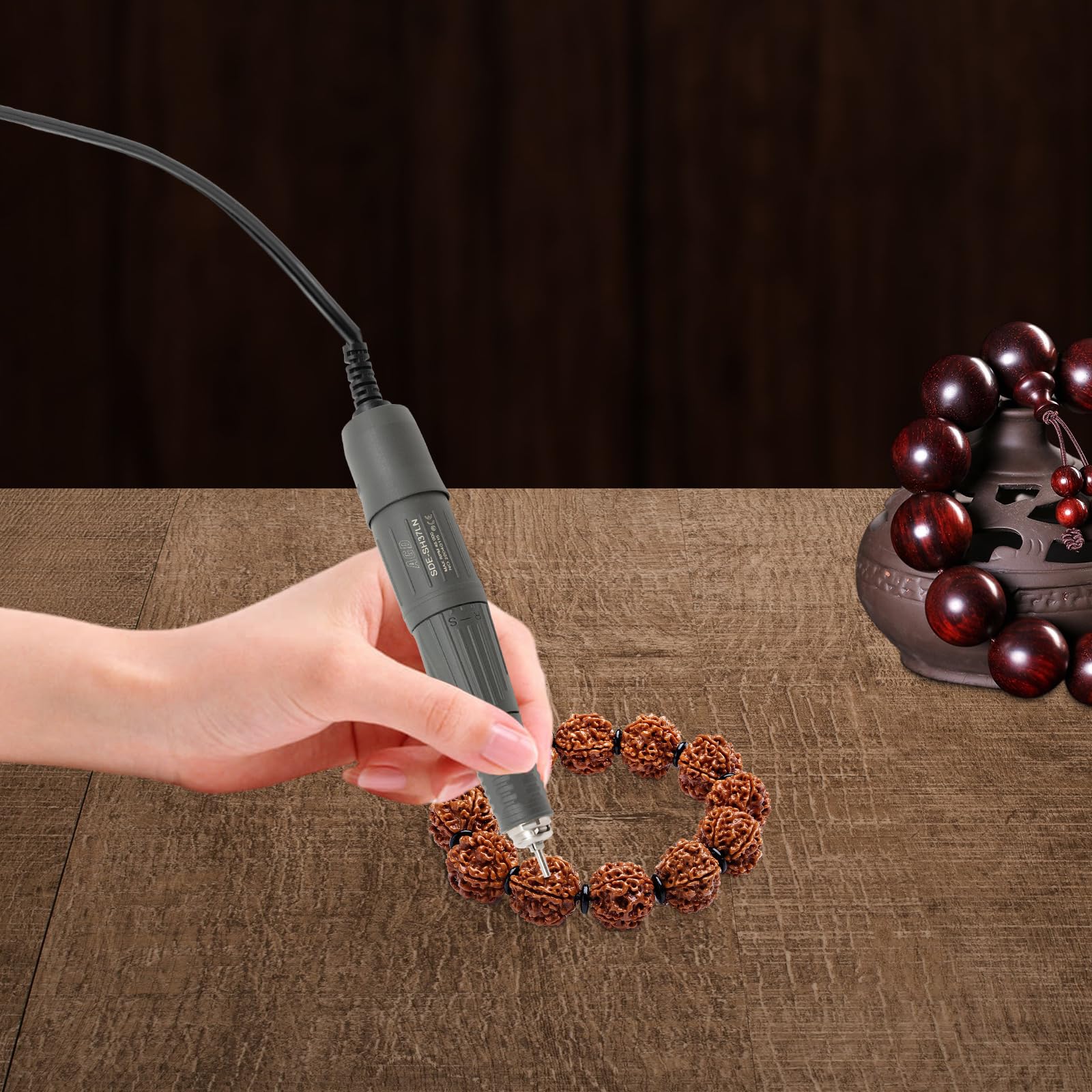 SDE-SH37LN N8 Micromotor Eléctrico Pulidora 45KRPM Laboratorio Portátil