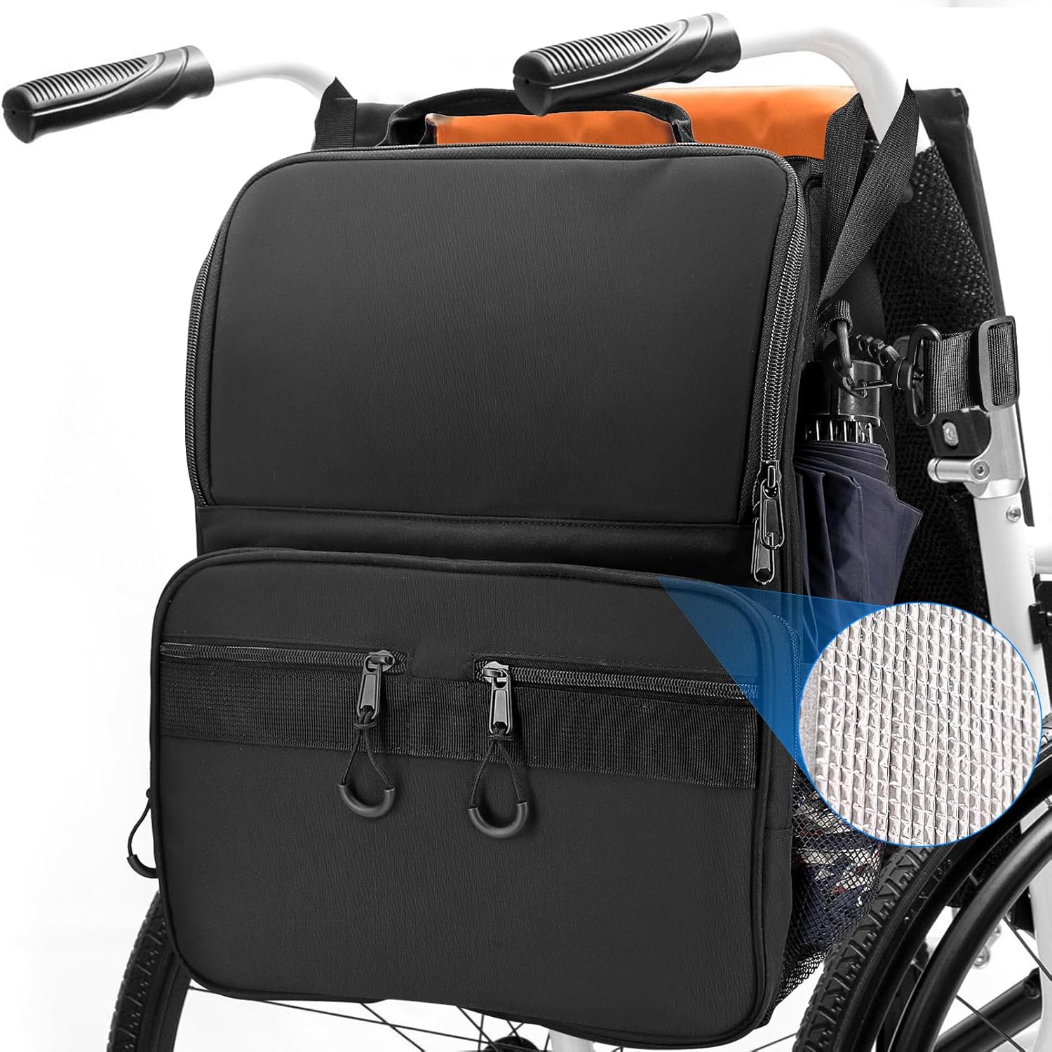 Wheelchair Backpack, Wheelchair Accessories for Adults