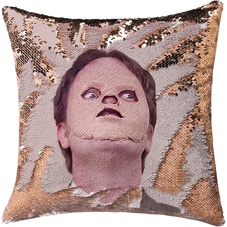 bob ross sequin pillow