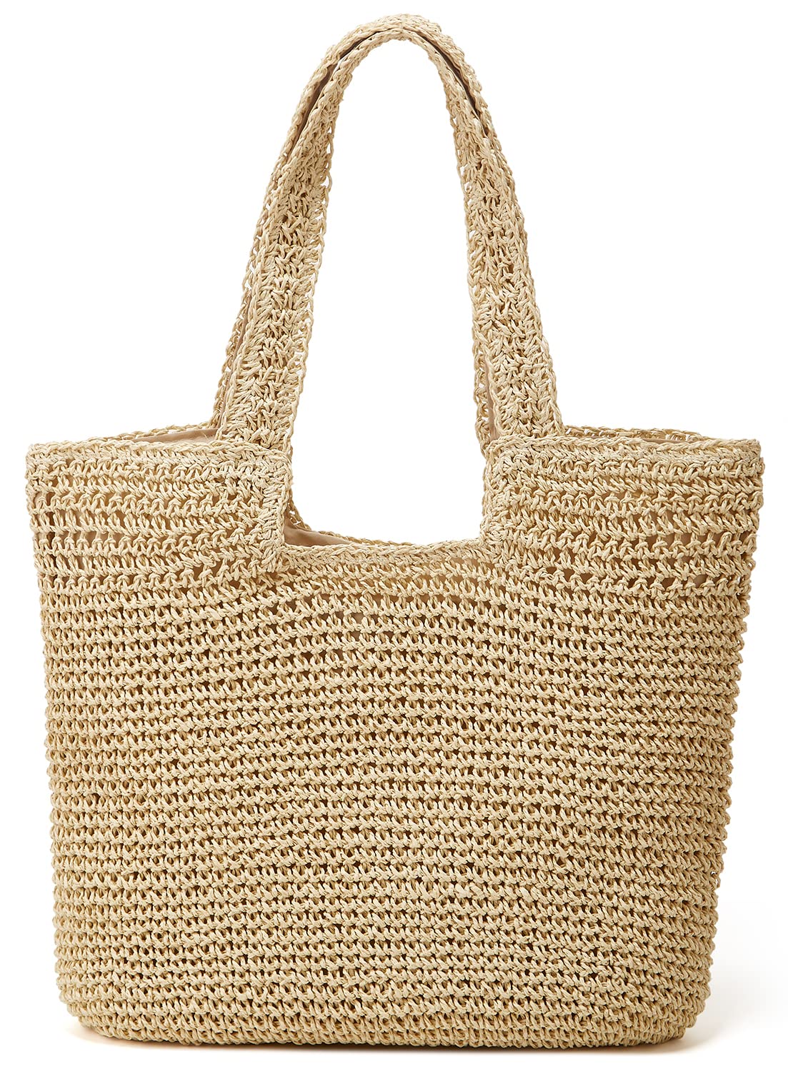 ObosoyoStraw Tote Bag Purses for Women Straw Beach Bag Women Summer Handwoven Tote Bags Shoulder Handbags