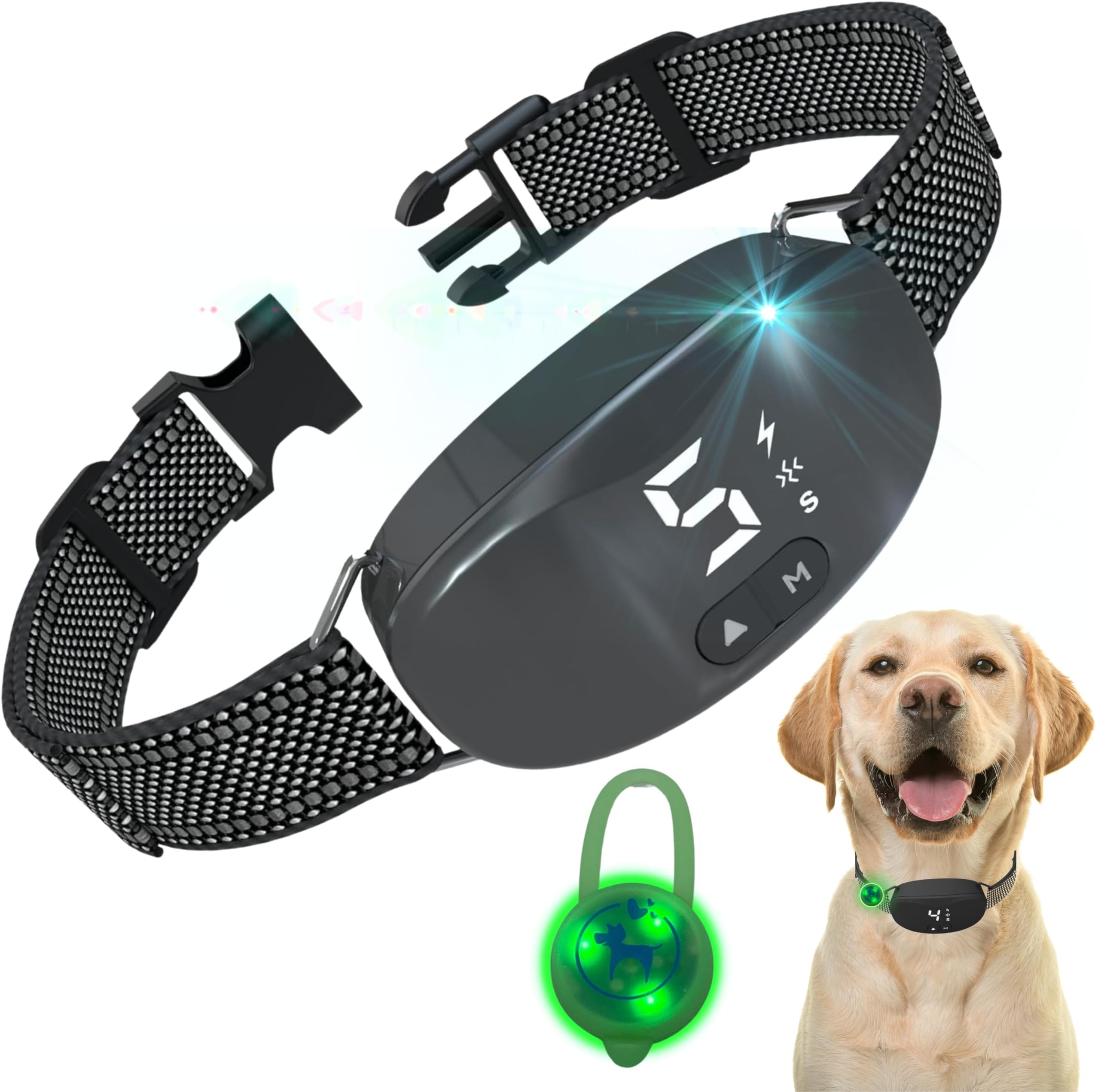 Dog Bark Collar, Rechargeable Bark Collar for Large Dog