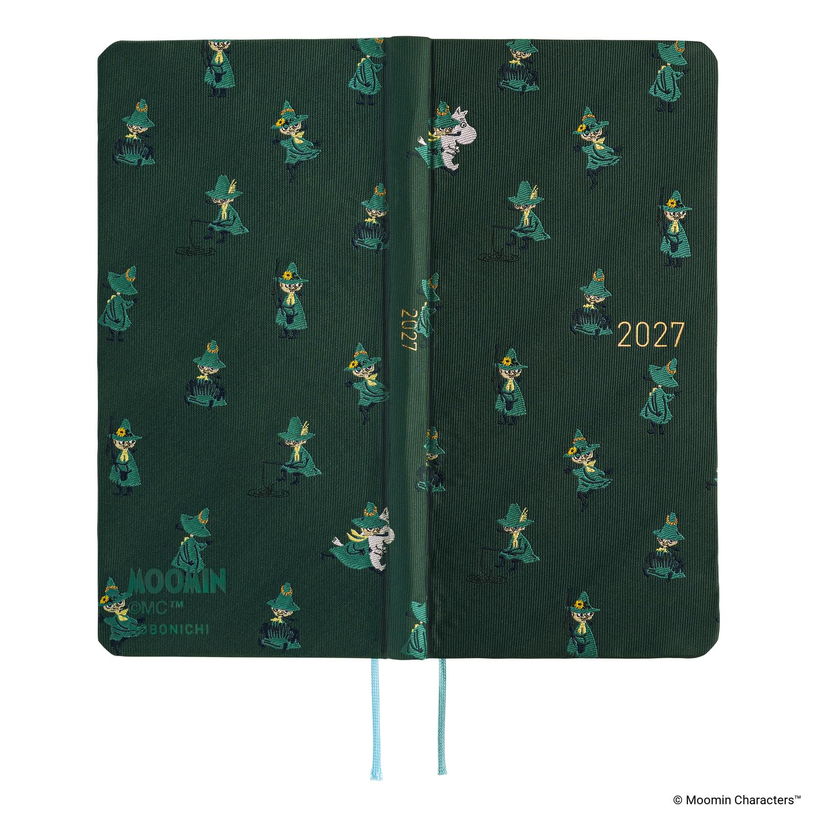 Hobonichi Techo 2027 Weeks – Moomin : une journée dans la vie de Snufkin (japonais, grand et mince, début de janvier)