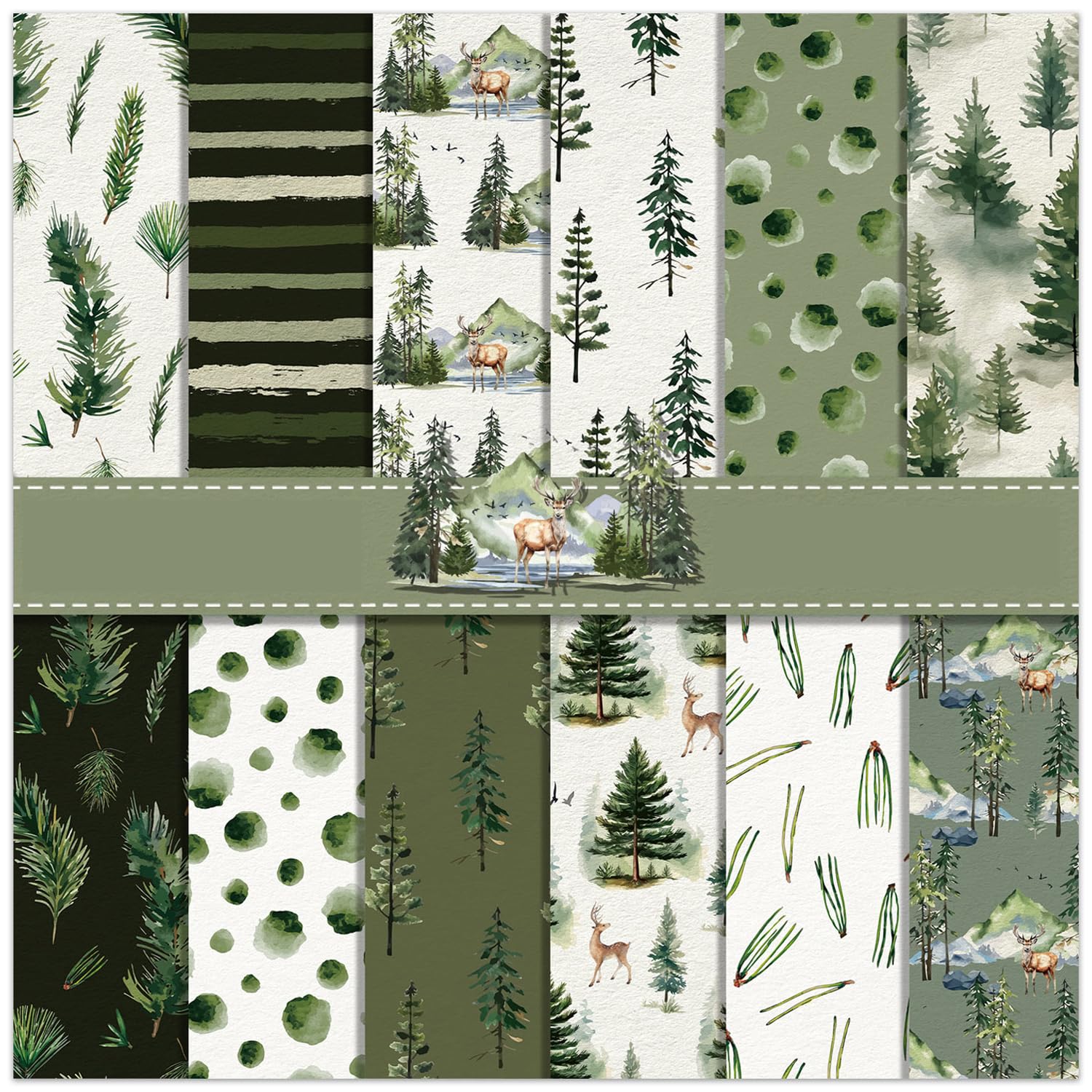 Papier de scrapbooking Noël pour décorer vos albums souvenirs et cartes de vœux artisanales