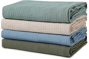 egmao baby Muslin Swaddle Blankets for Boys and Girls