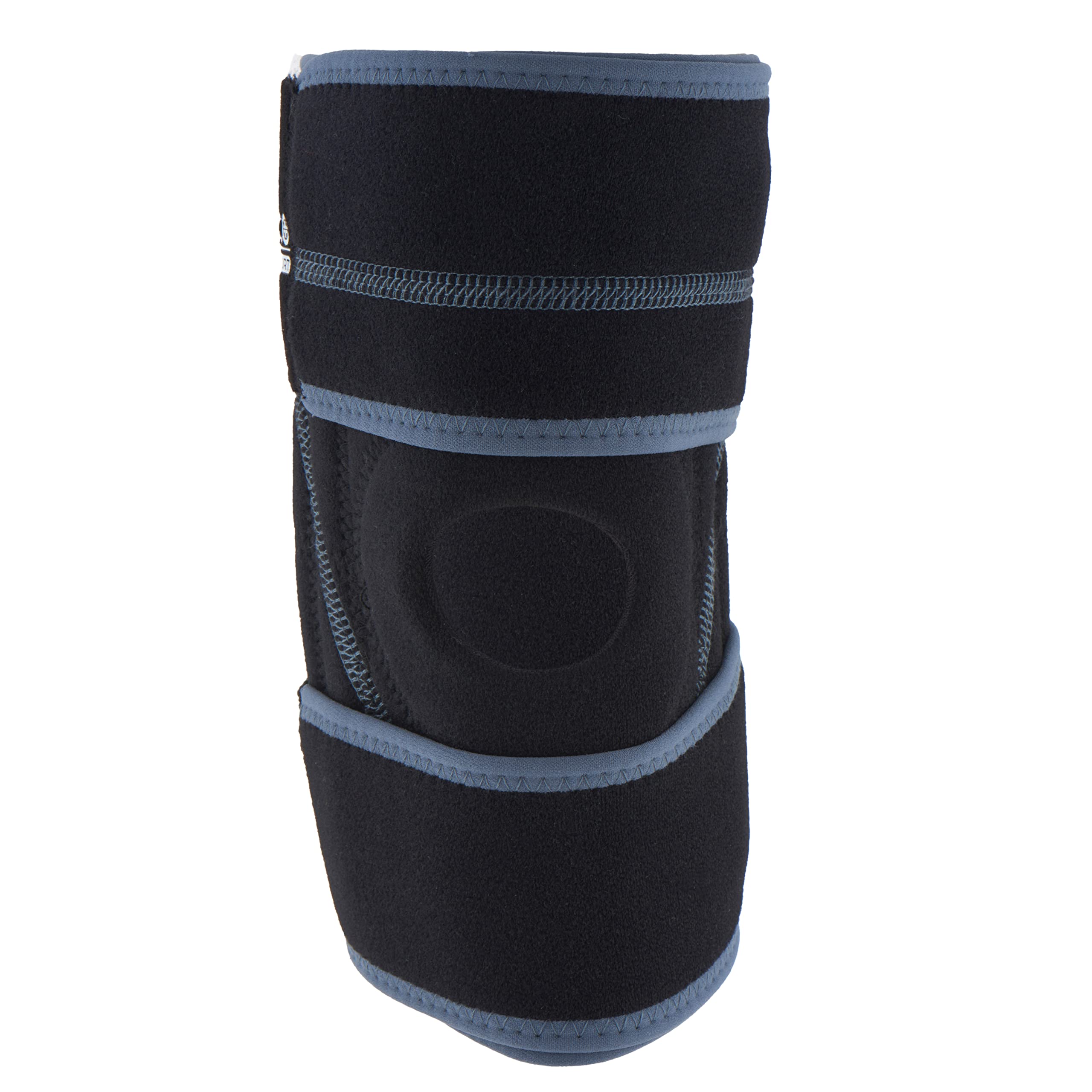 SANICO Ginocchiera Ortopedica - Supporto per Ginocchio con Leggera Compressione - Tutore Ginocchio Ortopedico in Neoprene, Protegge e Favorisce la Circolazione Sanguigna, Traspirante - 55x0,3x25cm