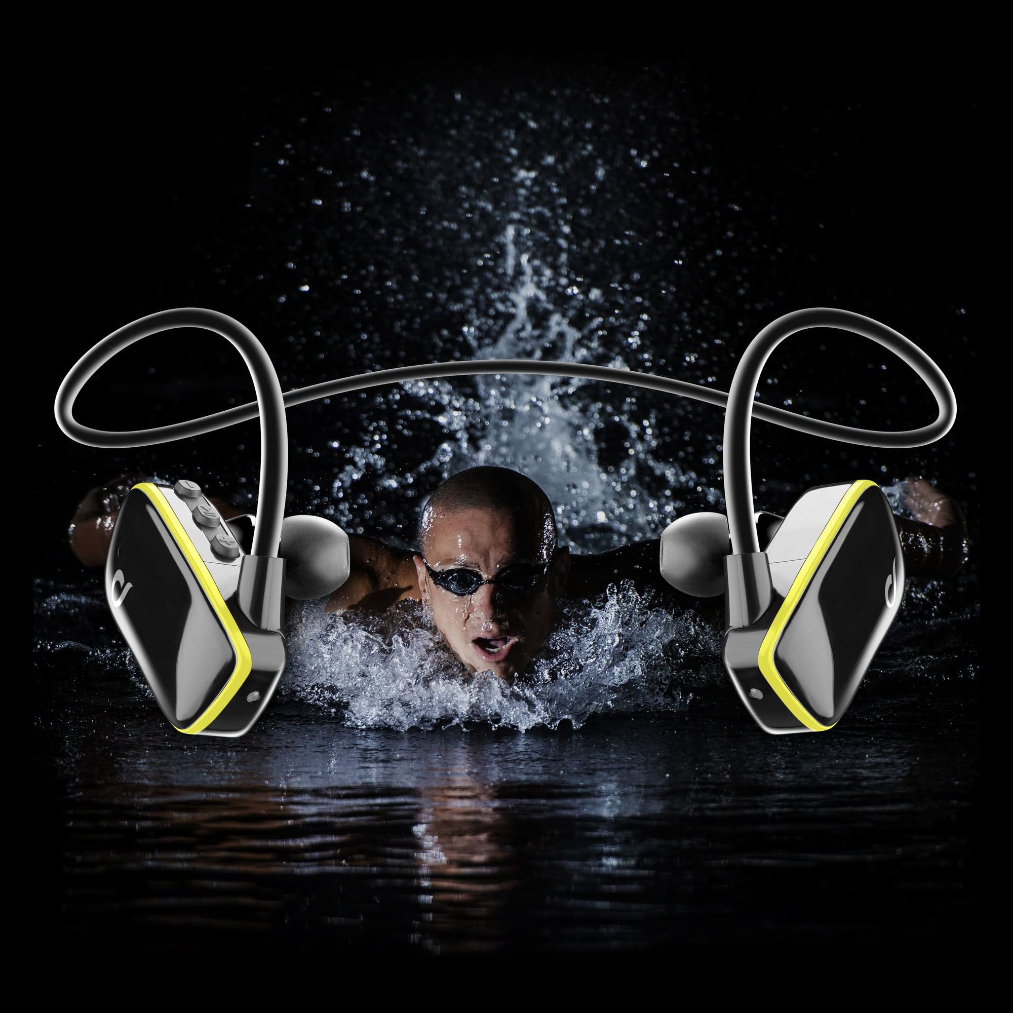 cellularline | Flipper - Universale | Cuffie Auricolari Bluetooth wireless per Smartphone Impermeabili Con Memoria Integrata