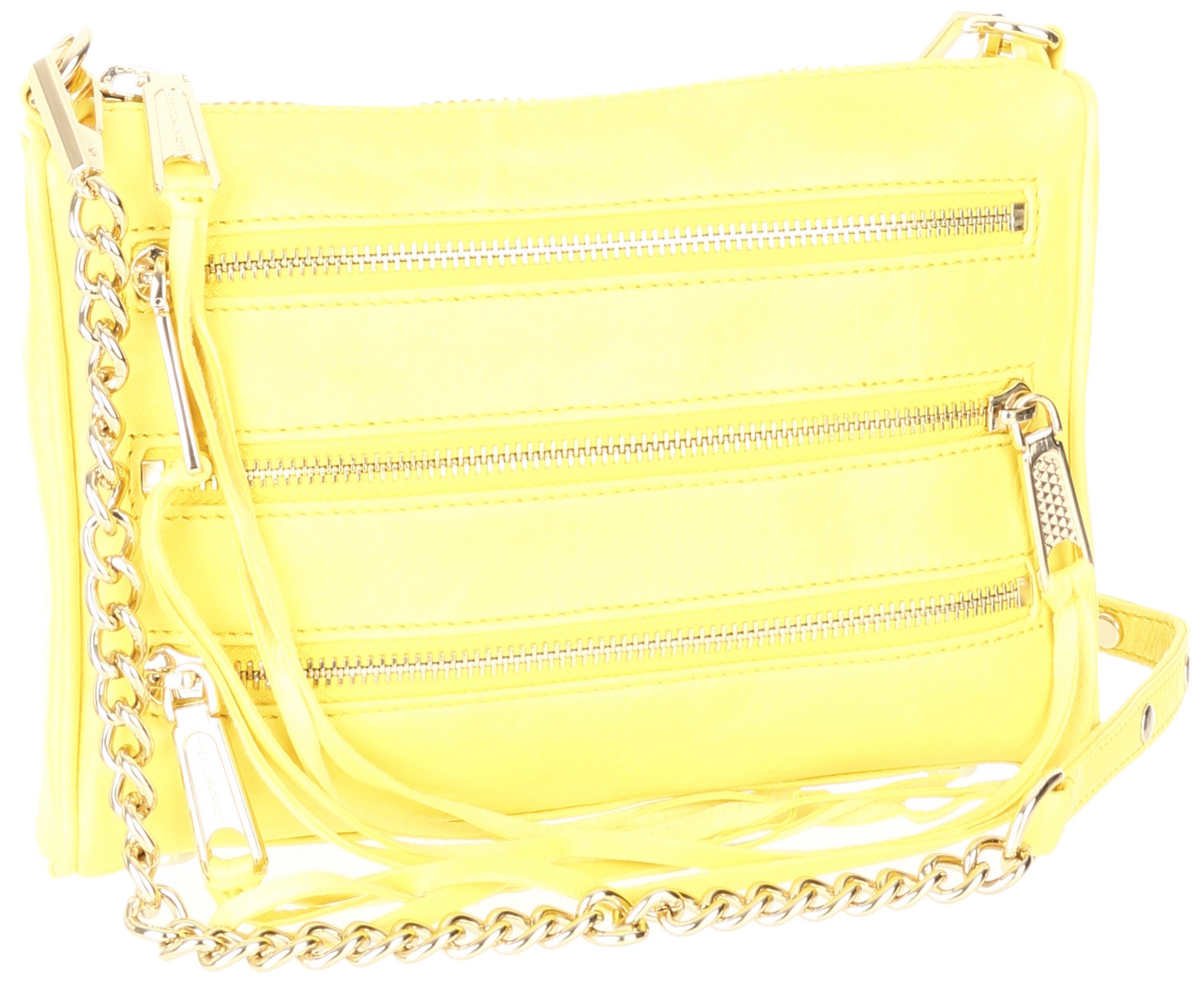 Rebecca Minkoff Mini 5-Zip Convertible Cross-Body Handbag