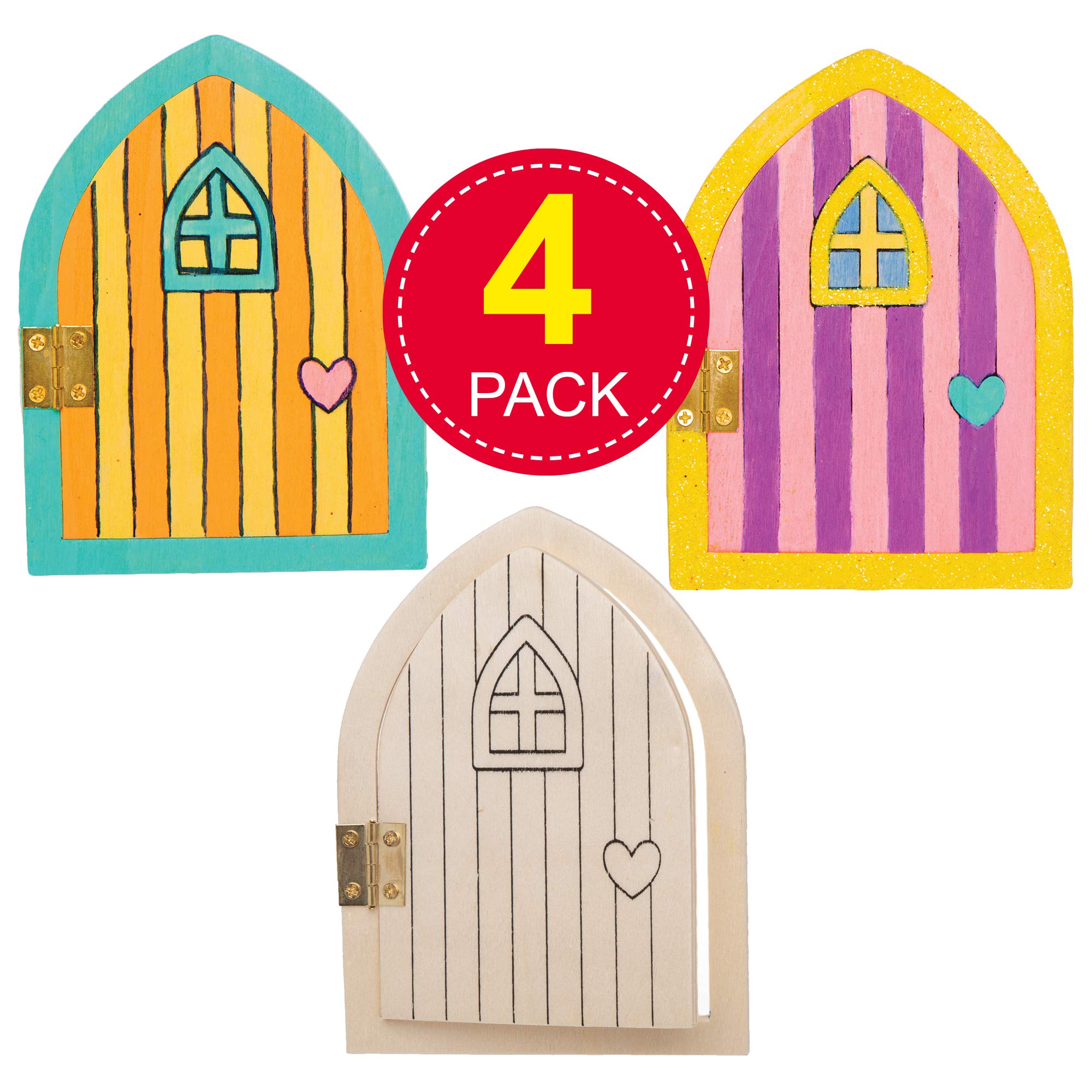 Kit Fata in Legno Baker Ross (confezione da 3)- Ideale per progetti educativi per bambini, regali, ricordi e altro