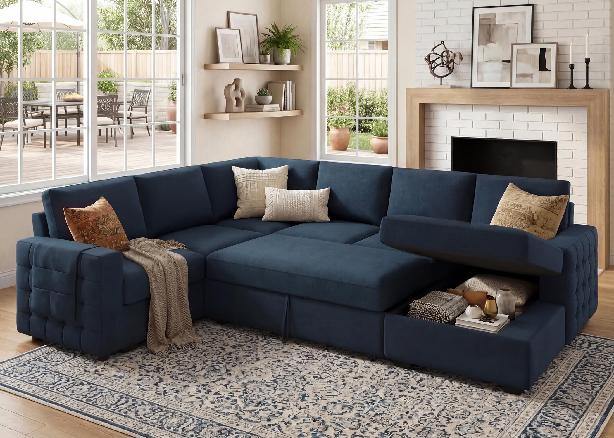 HONBAY U-Shape Sleeper