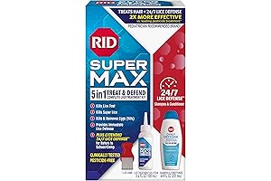 Super Max Crab Lice Treatment Kills Lice, Super Lice & Eggs