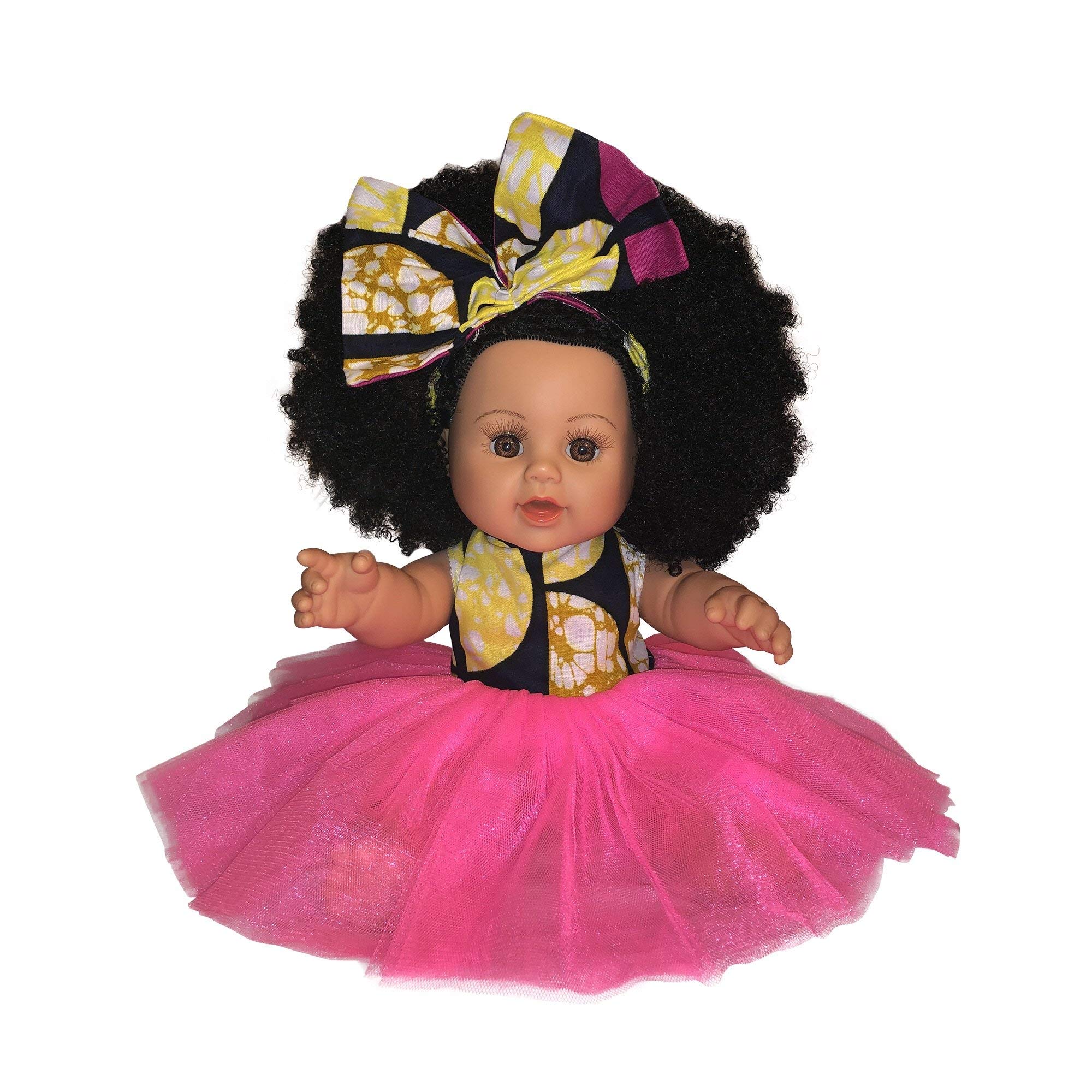 Orijin Bees Dream Love Bee - 12 inch Black Doll, African American Doll, Biracial Doll, Afro Doll, Latino Doll, Curly Hair Doll, Birthday Gift