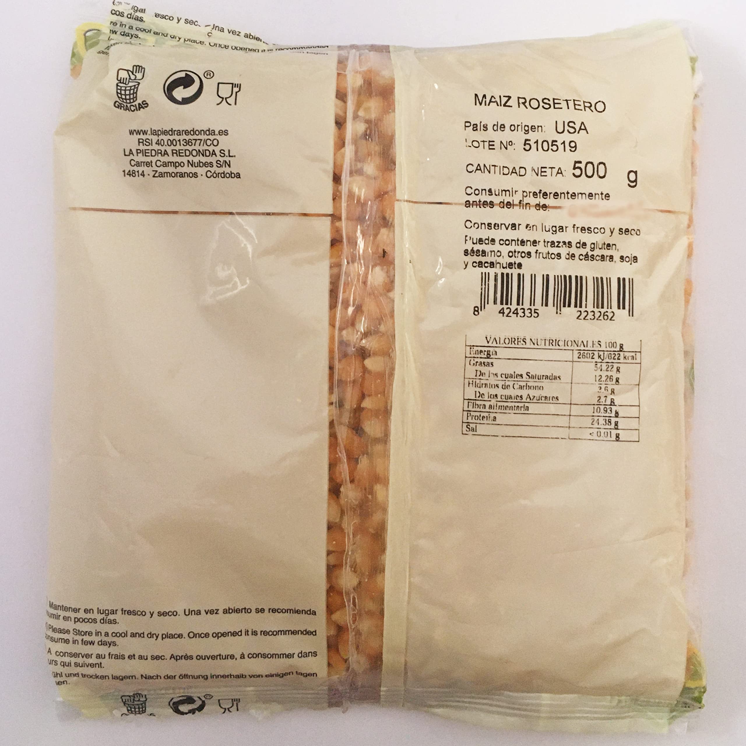 Pack Dulciora Pikotas Cereza 2 kg + Gummy Jellies 2 kg + Maíz Rosetero Oro del Mediterráneo 500 g