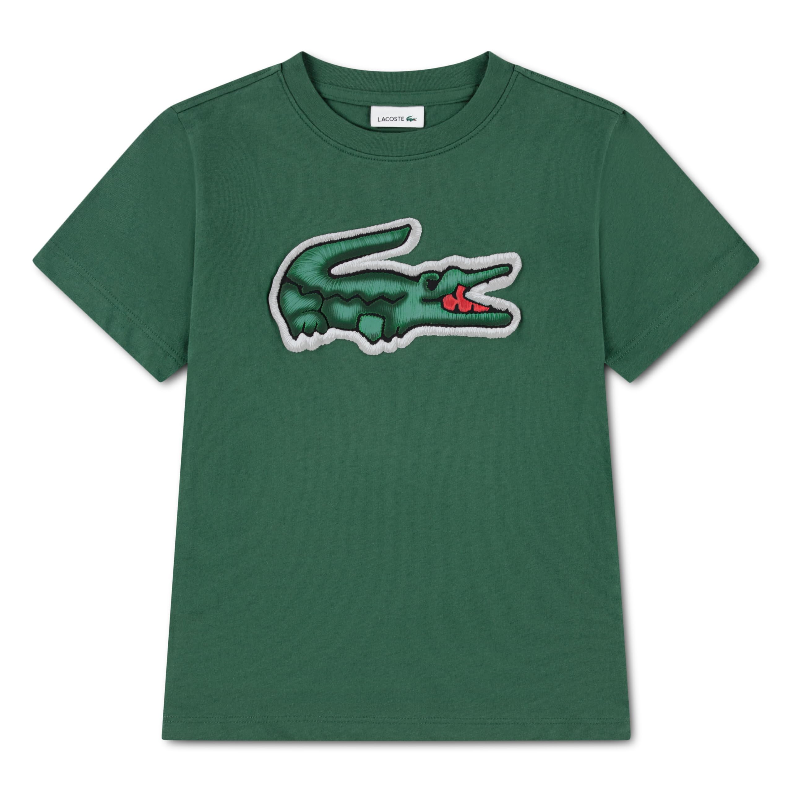 Unisex Kids Embroidered Crocodile Graphic T-Shirt