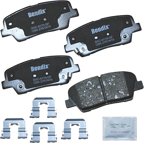 Miniatura 288 de Bendix Priority1 CFC154 - Juego de pastillas de freno de disco para Avanti II, Century, LeSabre, Regal, Riviera, chasis comercial, DeVille