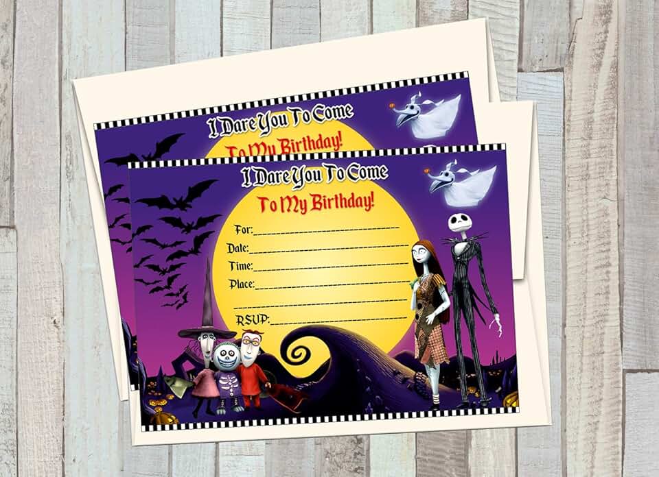Amazon Nightmare Before Christmas Birthday Card Amazon Nightmare Before Christmas Birthday Card