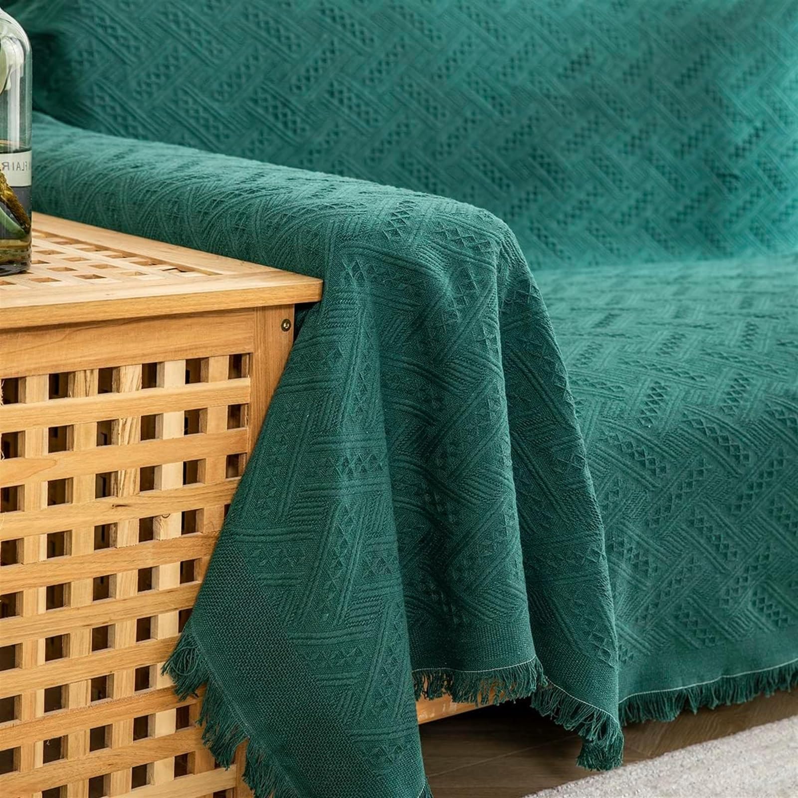 Copridivano antiscivolo, impermeabile, per proteggere i mobili, lavabile, morbido e spesso, di grandi dimensioni (228,6 x 248,9 cm), ideale per decorare la casa e proprietari di animali domestici
