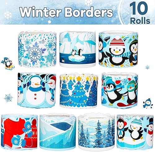 Miniatura 8 de Borde de anuncios bohemio de 262 pies, 10 rollos, borde bohemio de arco iris para el aula, para tablón de anuncios, decoración de tablero de