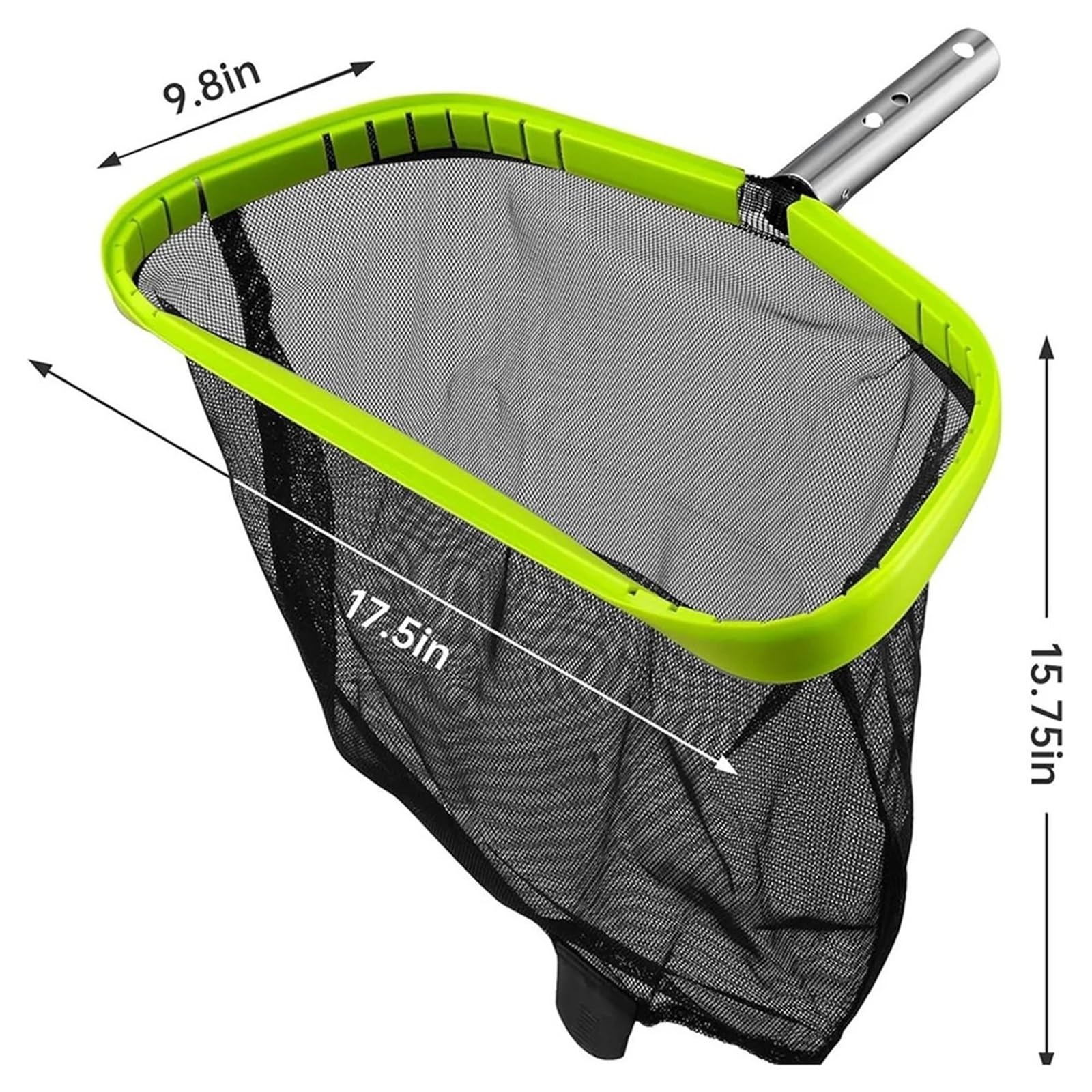 Skimmer for guadino for Piscina Estiva con Manico a Foglia a Maglia fine for la Pulizia del Nuoto per laghetto