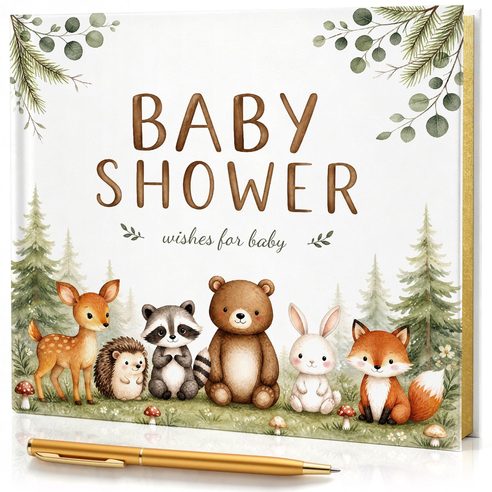Baby Shower Guest Book for Games & Deractions with 25 Blank Pages