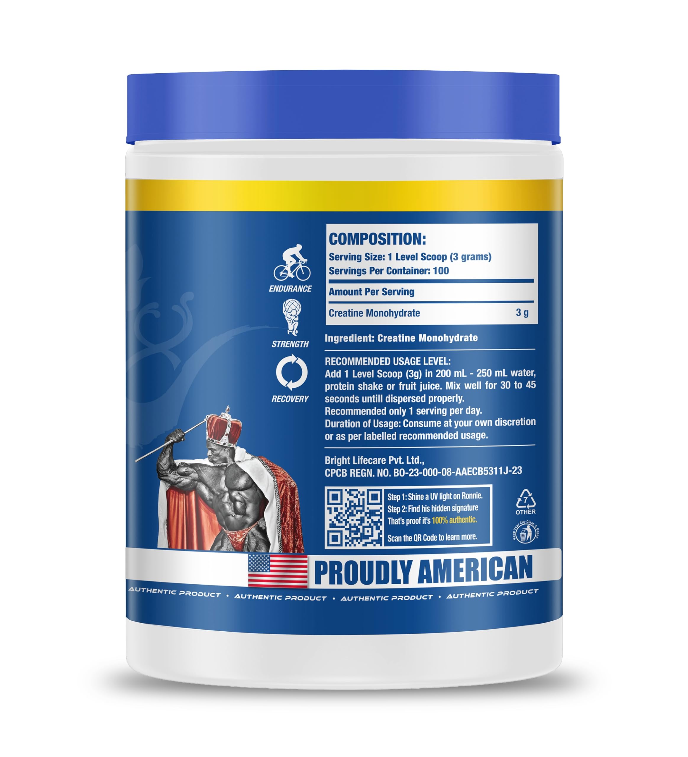 Ronnie Coleman Signature Series Pro-Antium Whey Protein, 907g + Creatine XS — Amazon image 3