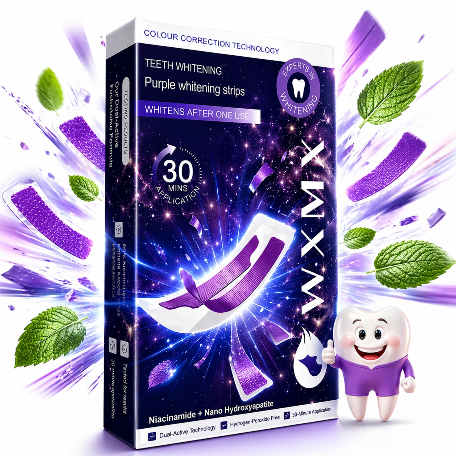 WXMX Purple Whitening Strips