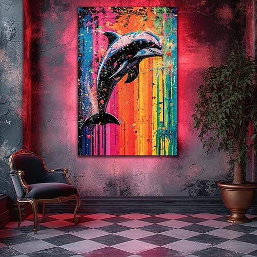 Miniatura 352 de ANRUOXI Graffiti - Lienzo decorativo para pared, diseño abstracto retro, pintura urbana moderna, póster de decoración de pared de zapatos para