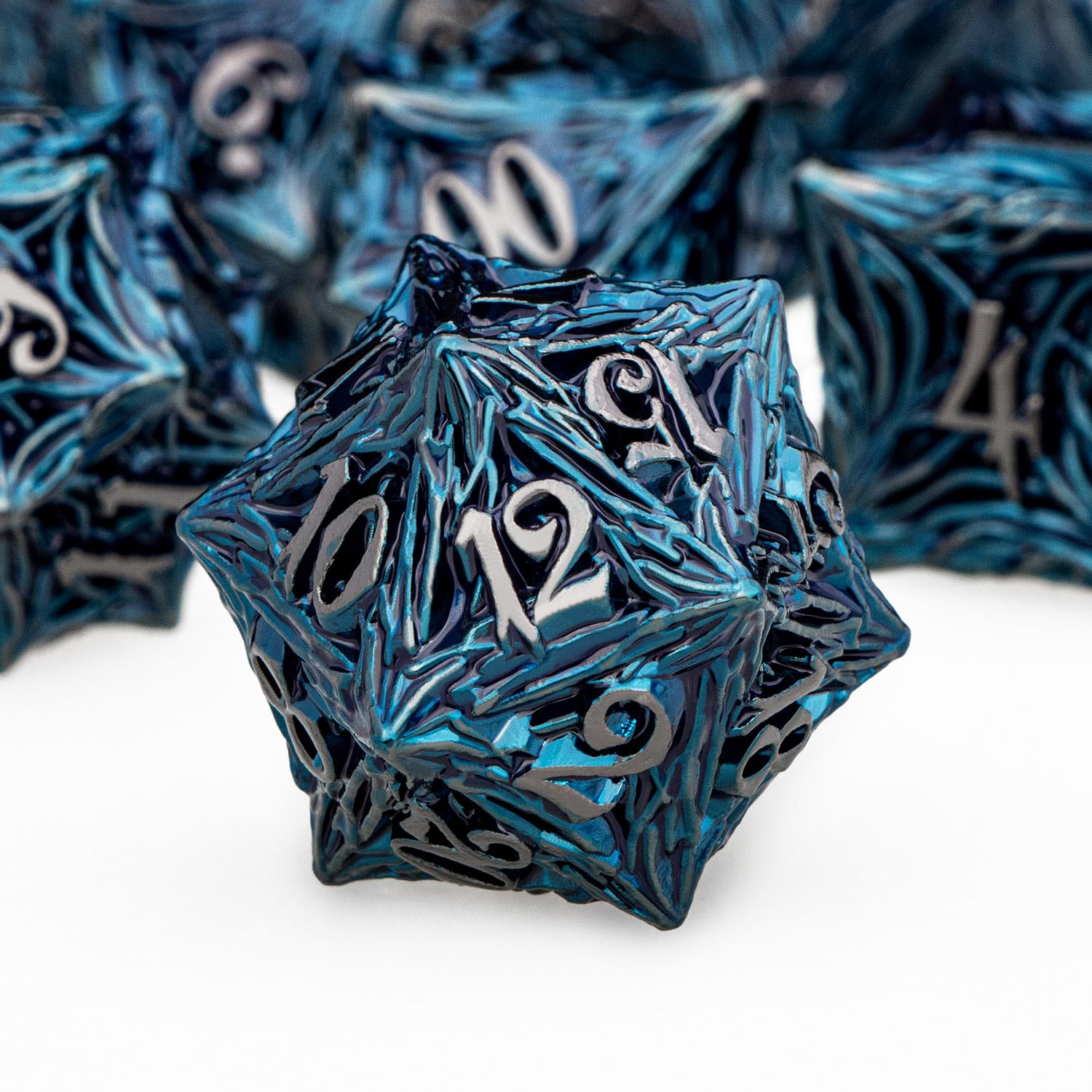 Amazon.co.jp: ORIFANTOU メタルDNDダイスセット 生命の樹 D&D