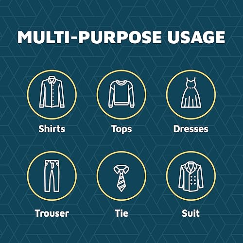 Miniatura 6 de Lifemaster Perchas de plástico transparente  50 piezas de 14 pulgadas antideslizantes que ahorran espacio, solución de organización de clóset