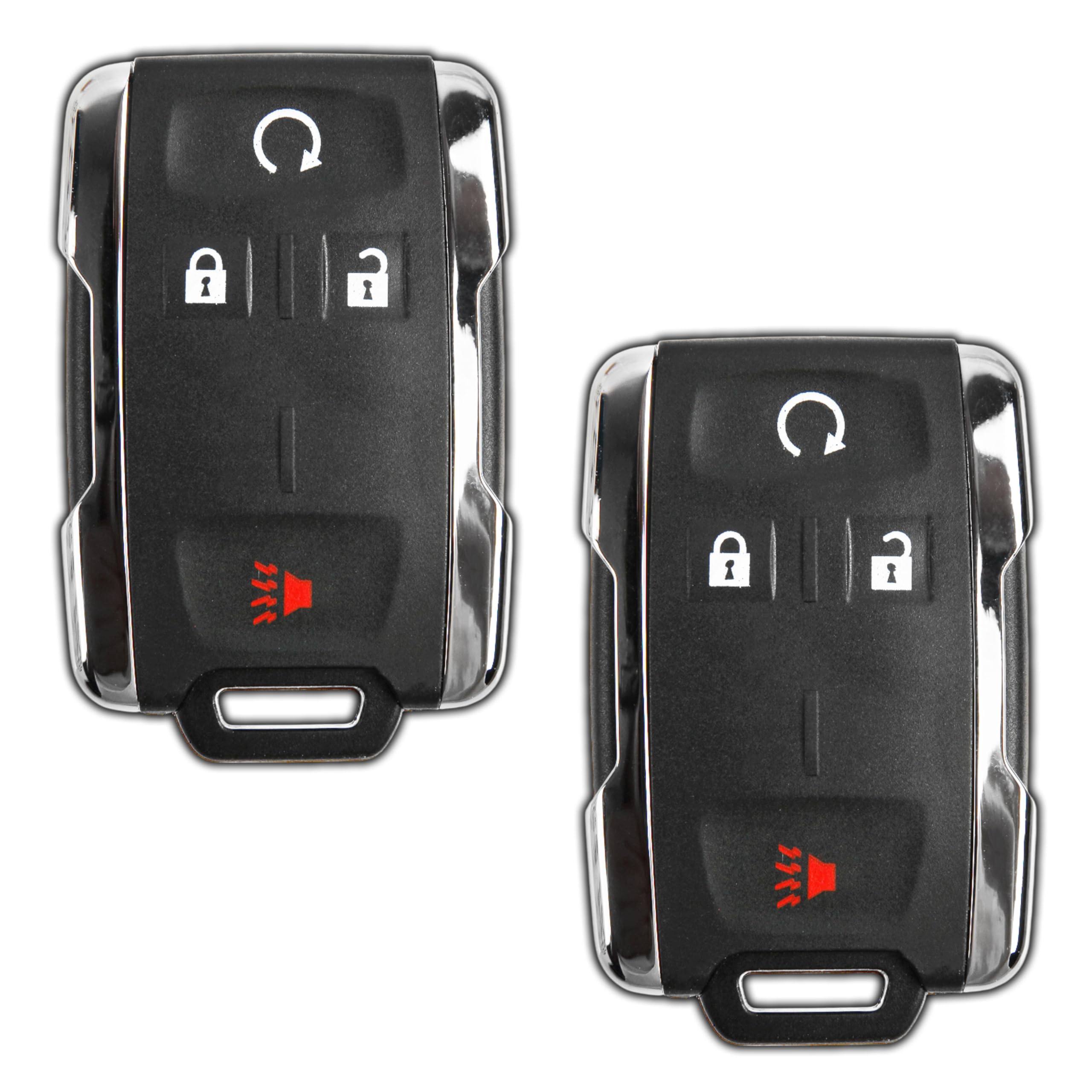 KeylessOption Keyless Entry Remote Control Car Key Fob Replacement for Chevy GMC M3N-32337100 (Pack of 2)