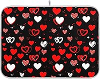 Vista 33 de Tapete de secado de platos con temática náutica para encimera de cocina, caballo marino, tortuga, pulpo, tapete de secado costero, súper absorbente