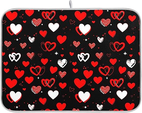 Miniatura 33 de Tapete de secado de platos con temática náutica para encimera de cocina, caballo marino, tortuga, pulpo, tapete de secado costero, súper absorbente