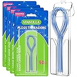 VINSULLA Floss Threaders for Braces, Bridges, and Implants (50 Count (Pack of 4))